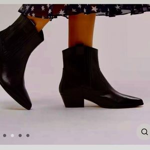 LK Bennett black leather ankle boots